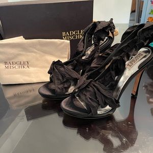 black Badgley Mischka 5” heels